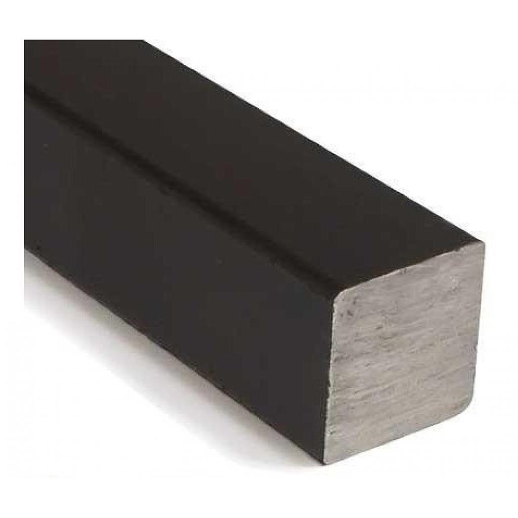 BARRA FIERRO CUADRADA 10MM X 6MT